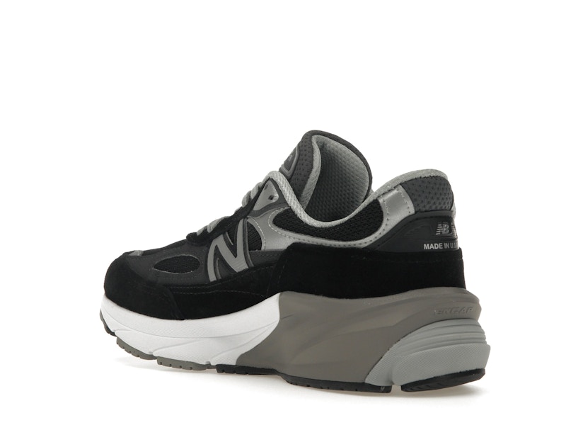 New Balance 990v6 MiUSA Black Grey White (Women's)