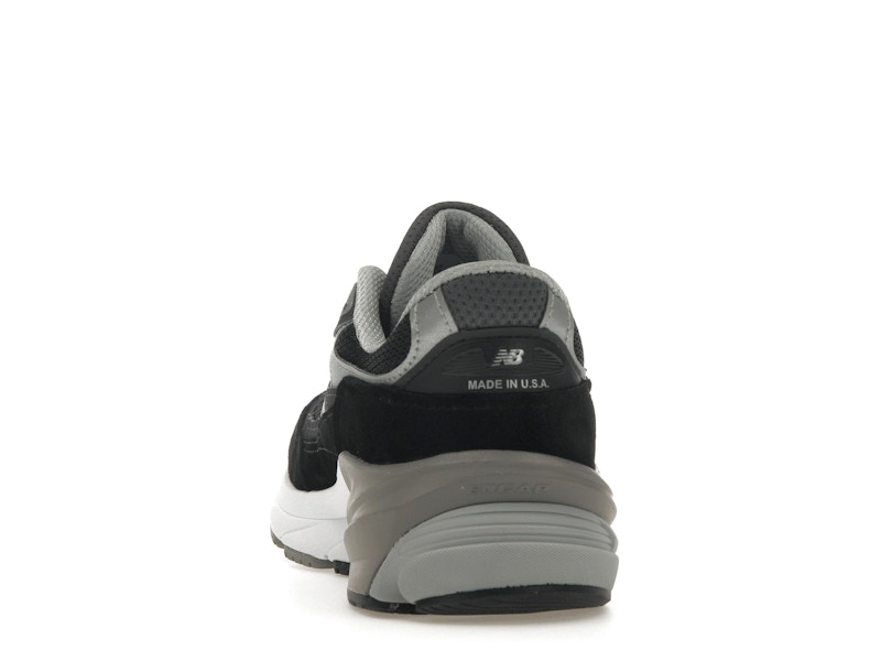 New Balance 990v6 MiUSA Black Grey White (Women's)