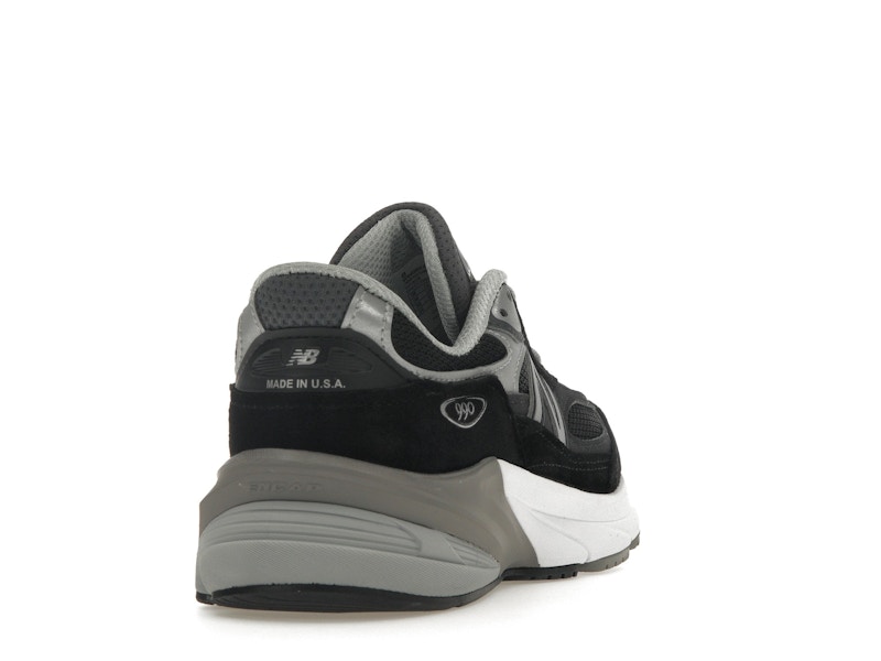 New Balance 990v6 MiUSA Black Grey White (Women's)