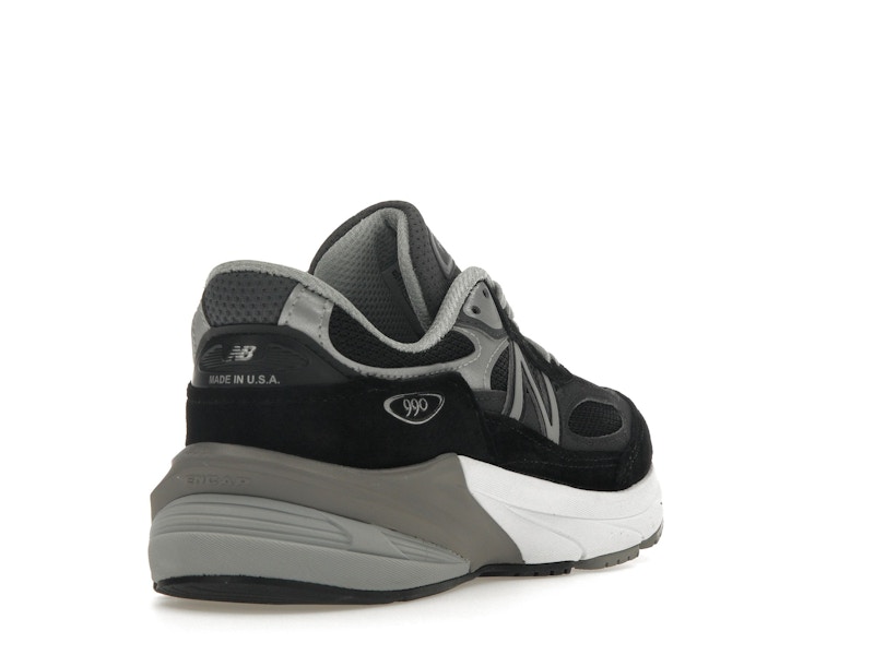 New Balance 990v6 MiUSA Black Grey White (Women's)