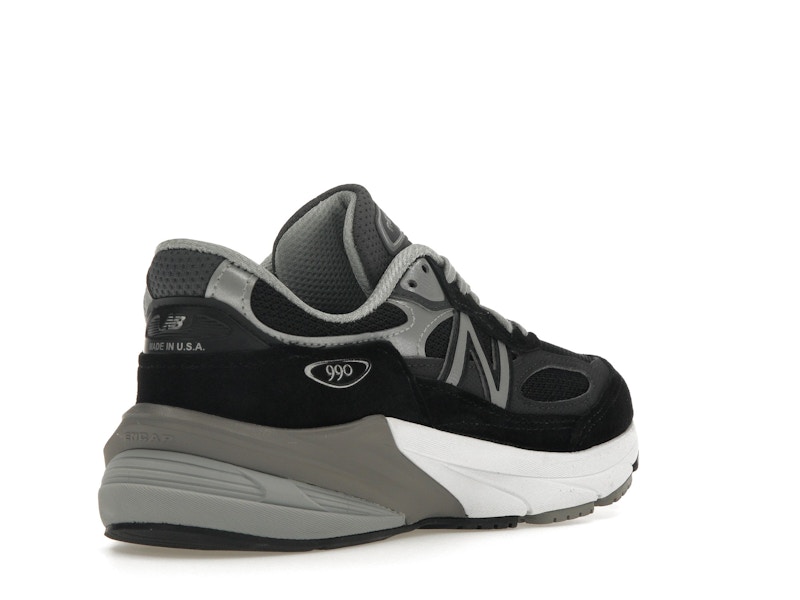 New Balance 990v6 MiUSA Black Grey White (Women's)