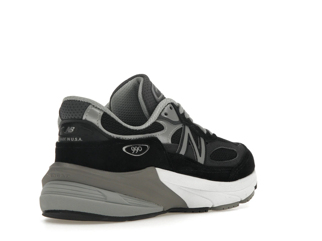 New Balance 990v6 MiUSA Black Grey White (Women's)