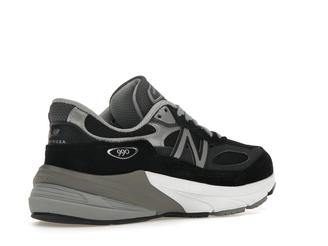 New Balance 990v6 MiUSA Black Grey White (Women's)