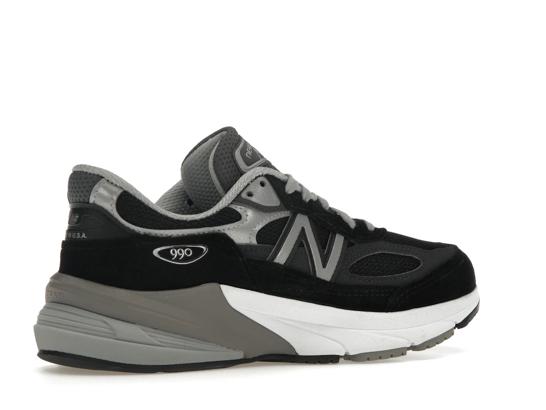New Balance 990v6 MiUSA Black Grey White (Women's)