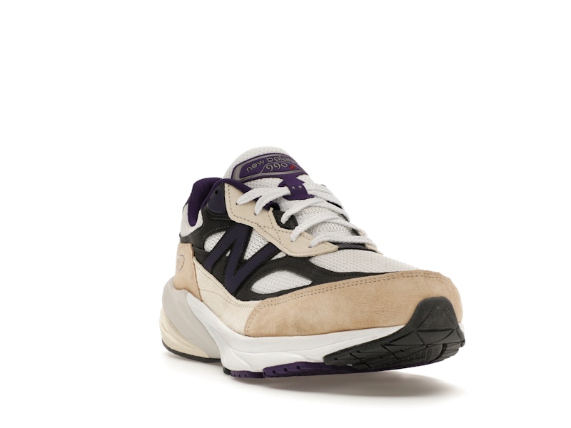 New Balance 990v6 MiUSA Teddy Santis White Black Plum