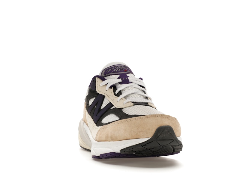 New Balance 990v6 MiUSA Teddy Santis White Black Plum