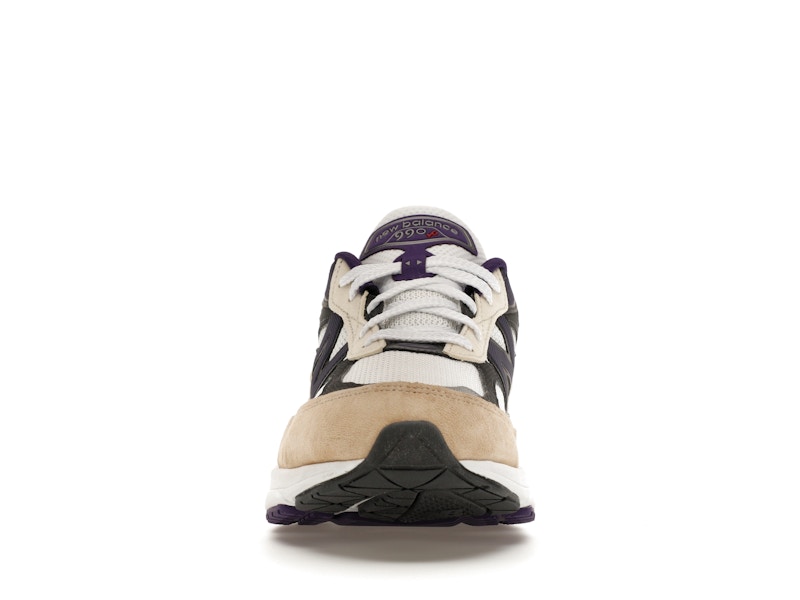 New Balance 990v6 MiUSA Teddy Santis White Black Plum