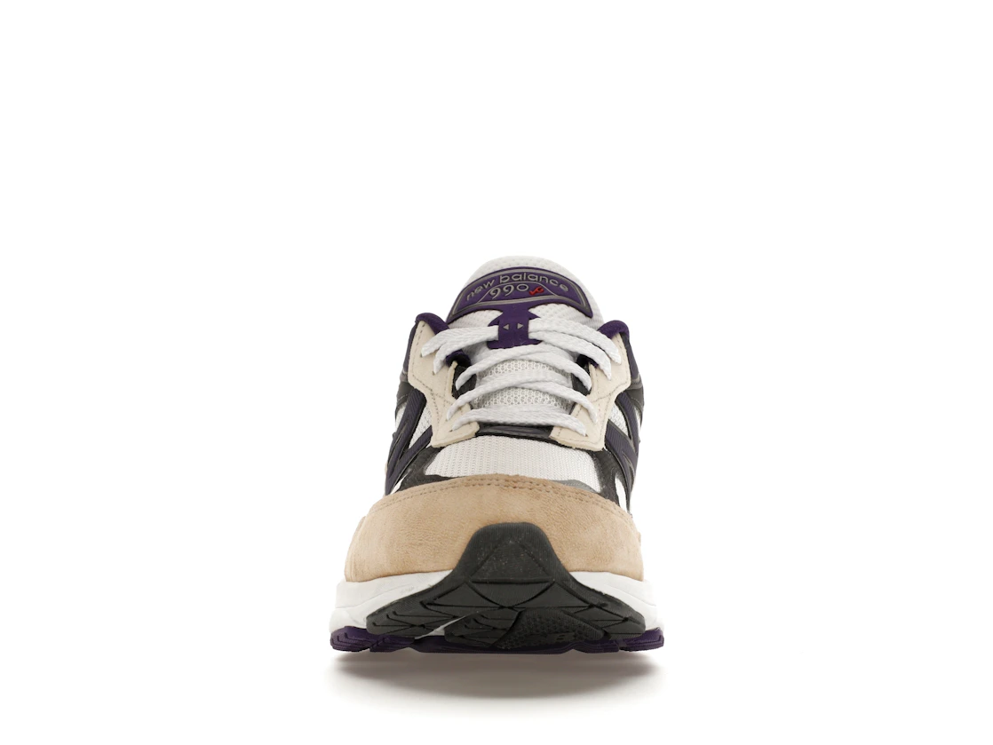 New Balance 990v6 MiUSA Teddy Santis White Black Plum