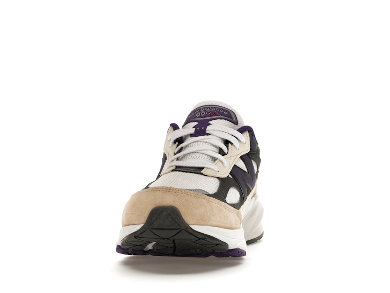 New Balance 990v6 MiUSA Teddy Santis White Black Plum
