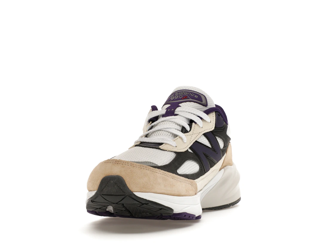 New Balance 990v6 MiUSA Teddy Santis White Black Plum