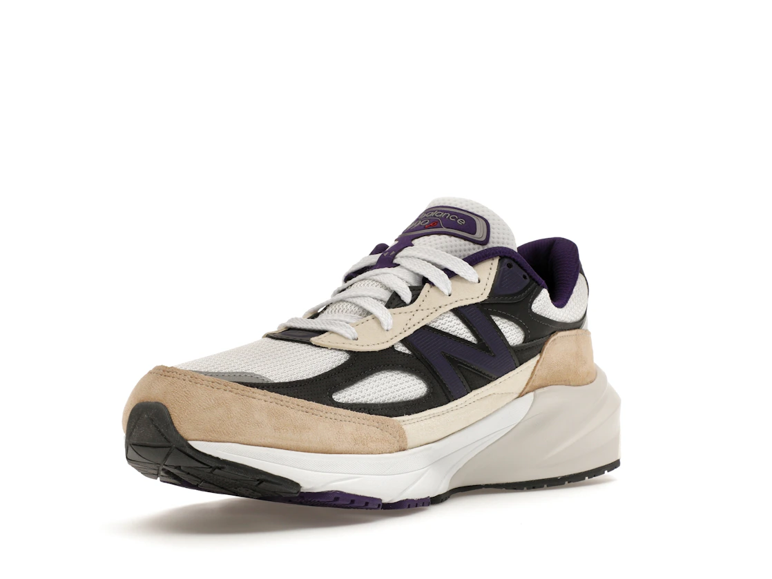 New Balance 990v6 MiUSA Teddy Santis White Black Plum