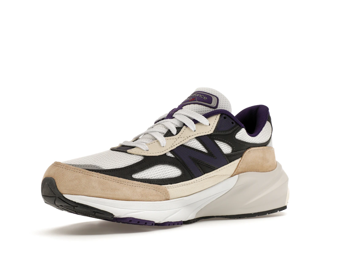 New Balance 990v6 MiUSA Teddy Santis White Black Plum