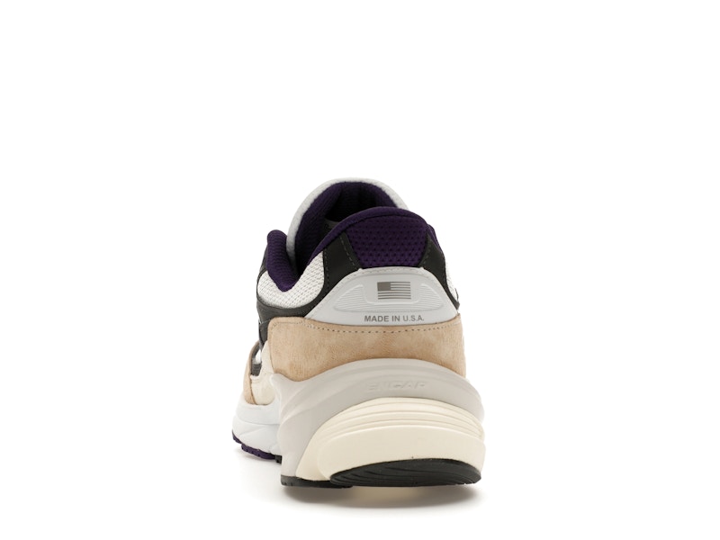New Balance 990v6 MiUSA Teddy Santis White Black Plum