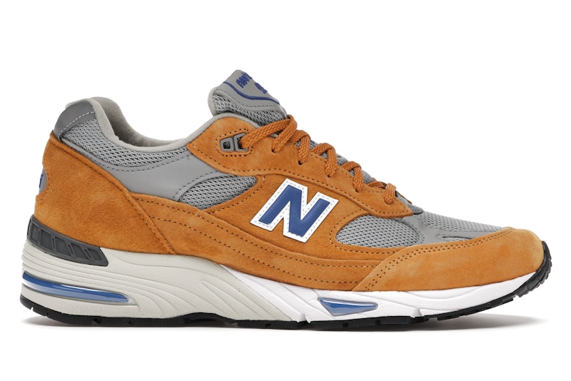 New balance trainers blue and cheap yellow