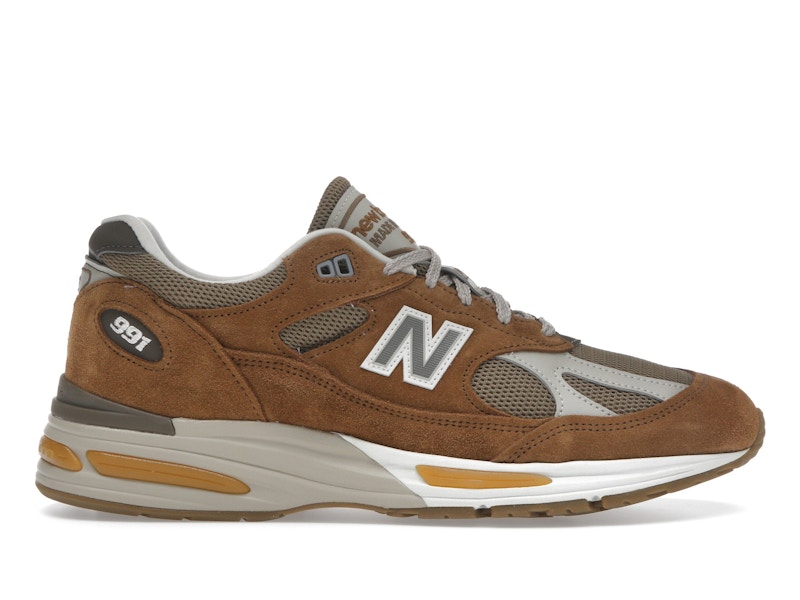 New Balance 991v2 MiUK Caramel Cafe Men's - U991GB2 - US