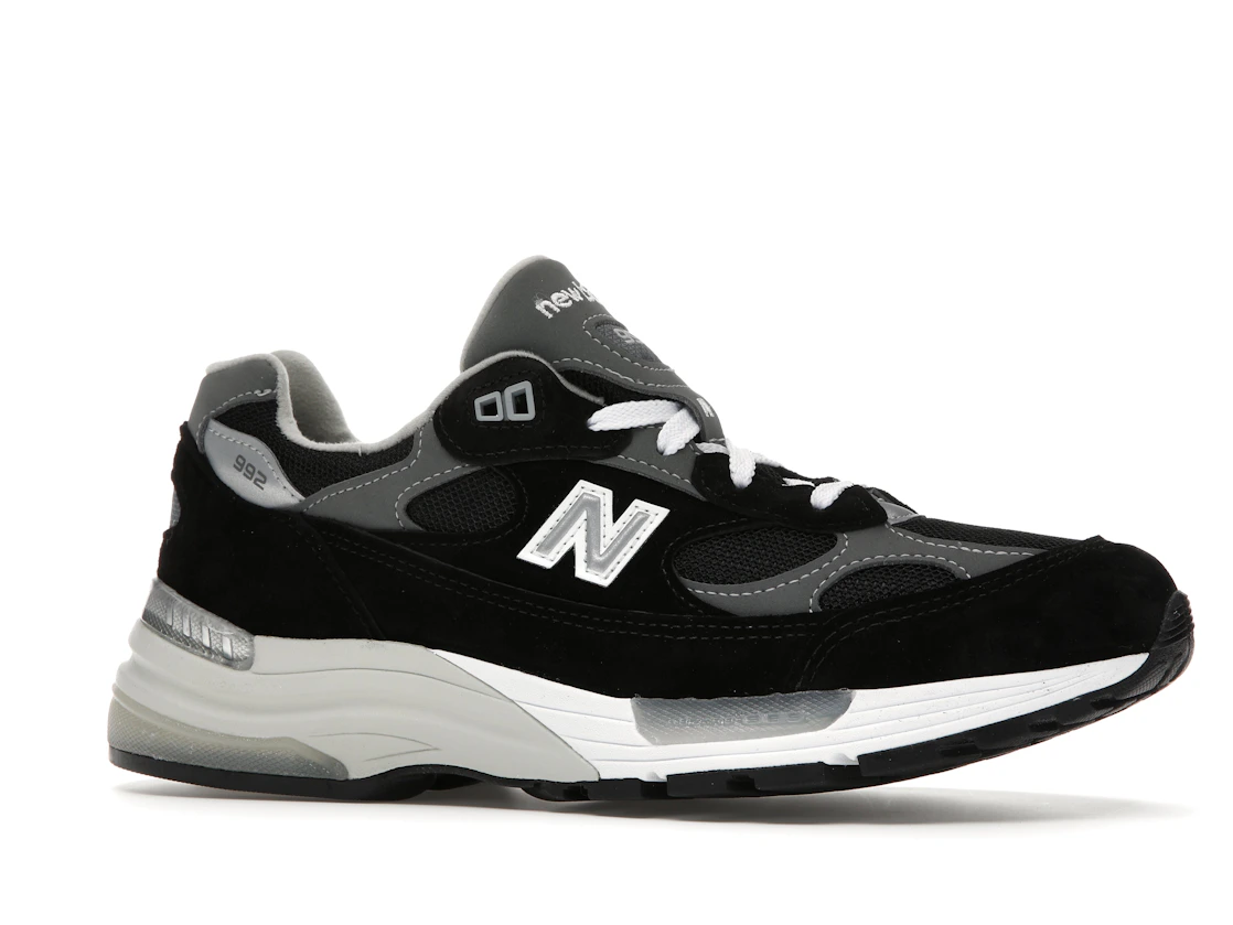 New Balance 992 Black Grey Suede