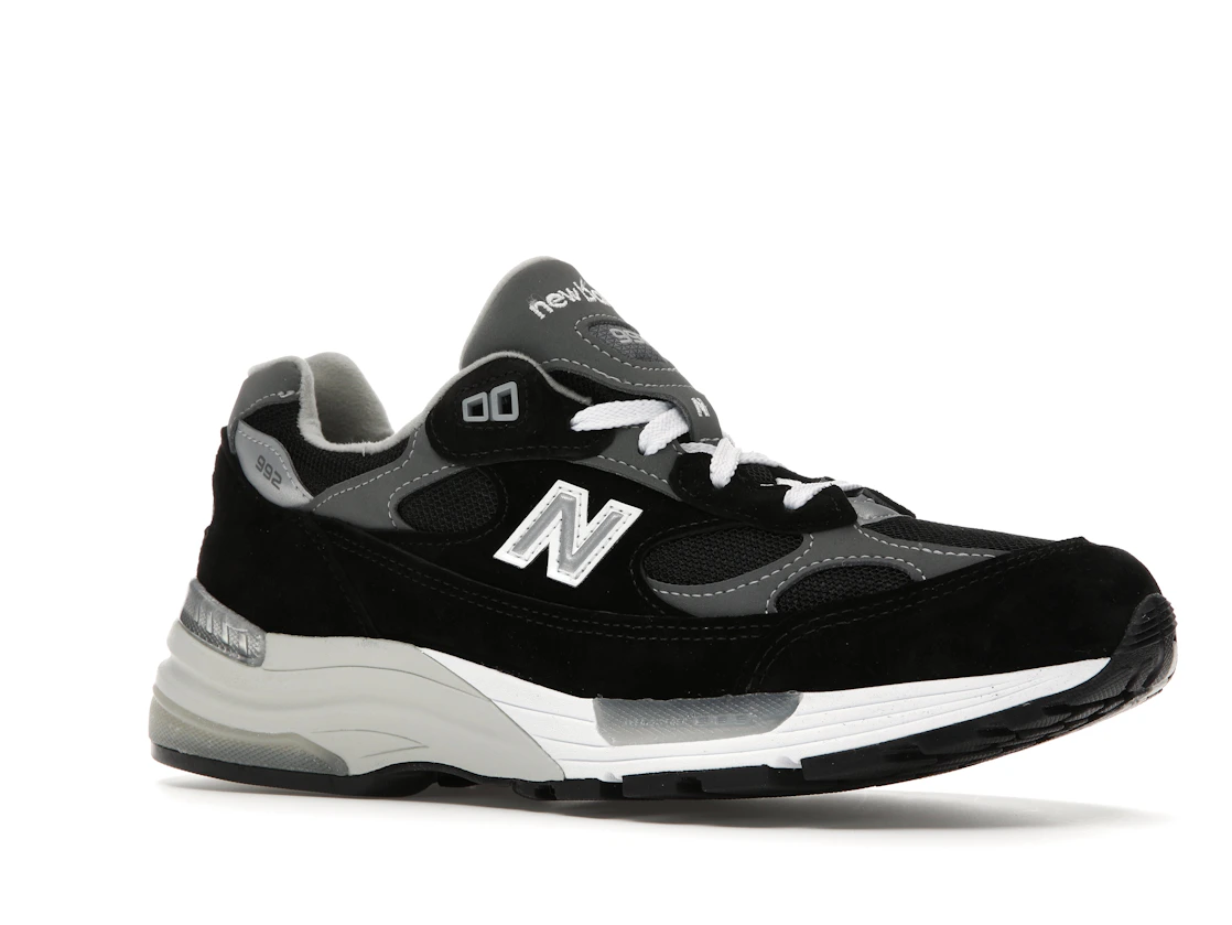 New Balance 992 Black Grey Suede