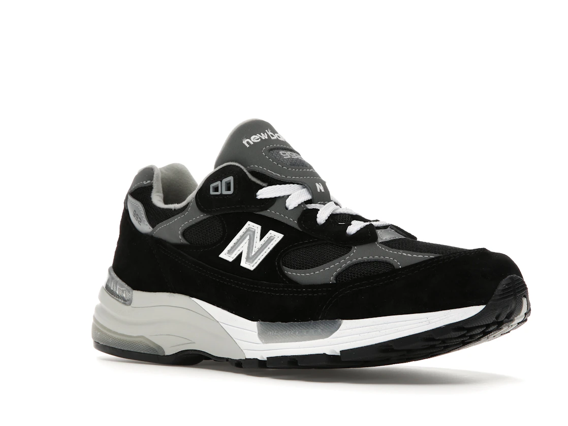 New Balance 992 Black Grey Suede