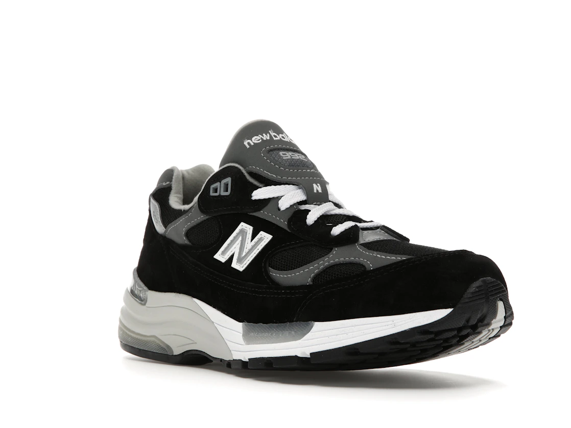 New Balance 992 Black Grey Suede