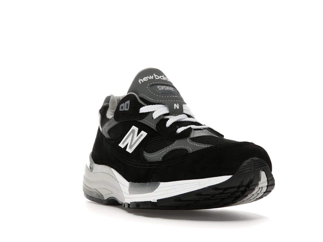 New Balance 992 Black Grey Suede