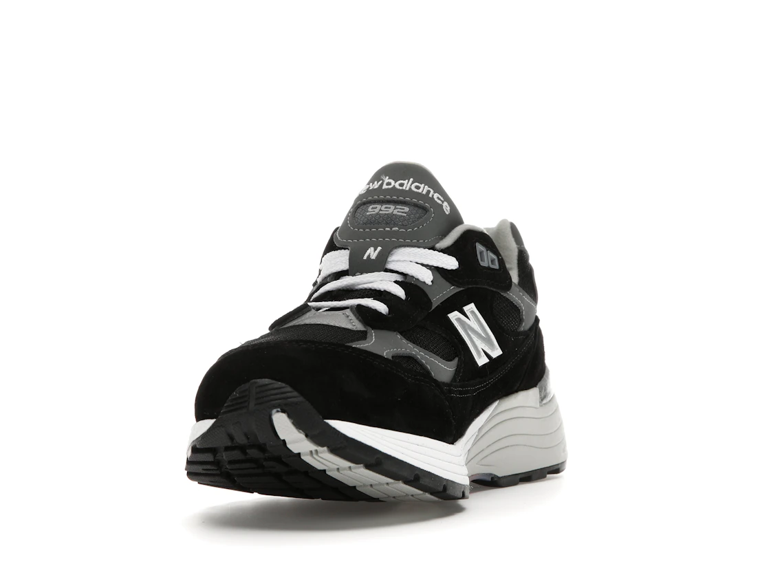 New Balance 992 Black Grey Suede