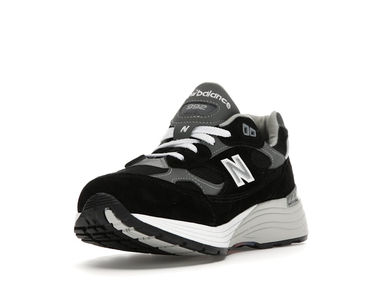 New Balance 992 Black Grey Suede