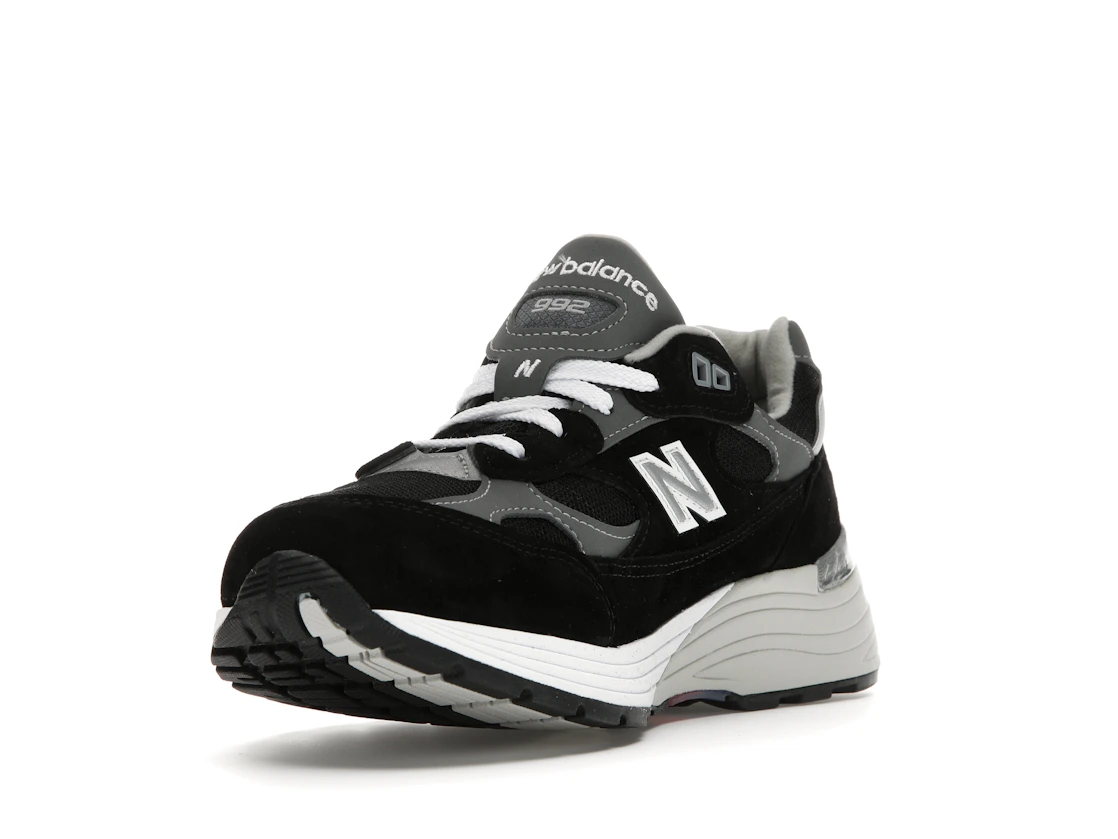 New Balance 992 Black Grey Suede