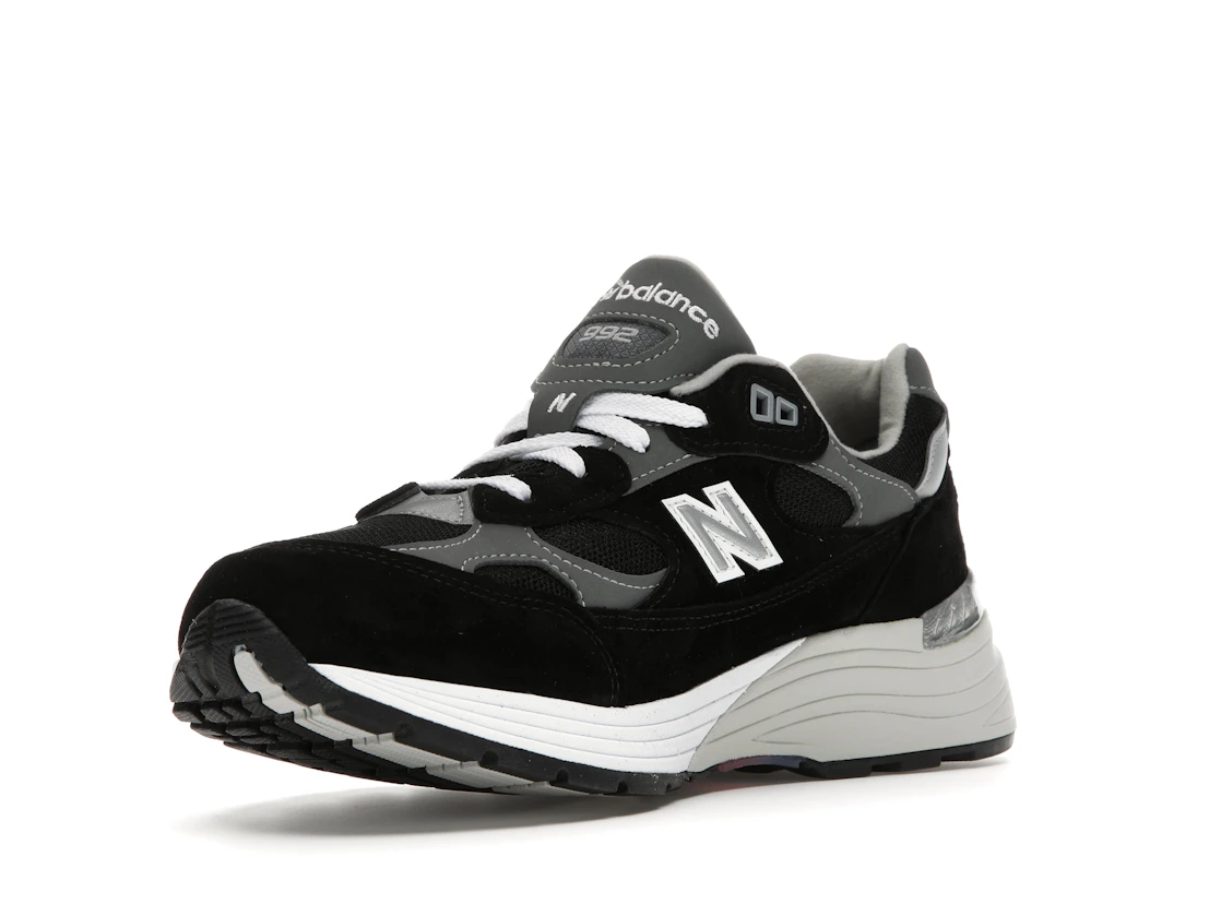 New Balance 992 Black Grey Suede