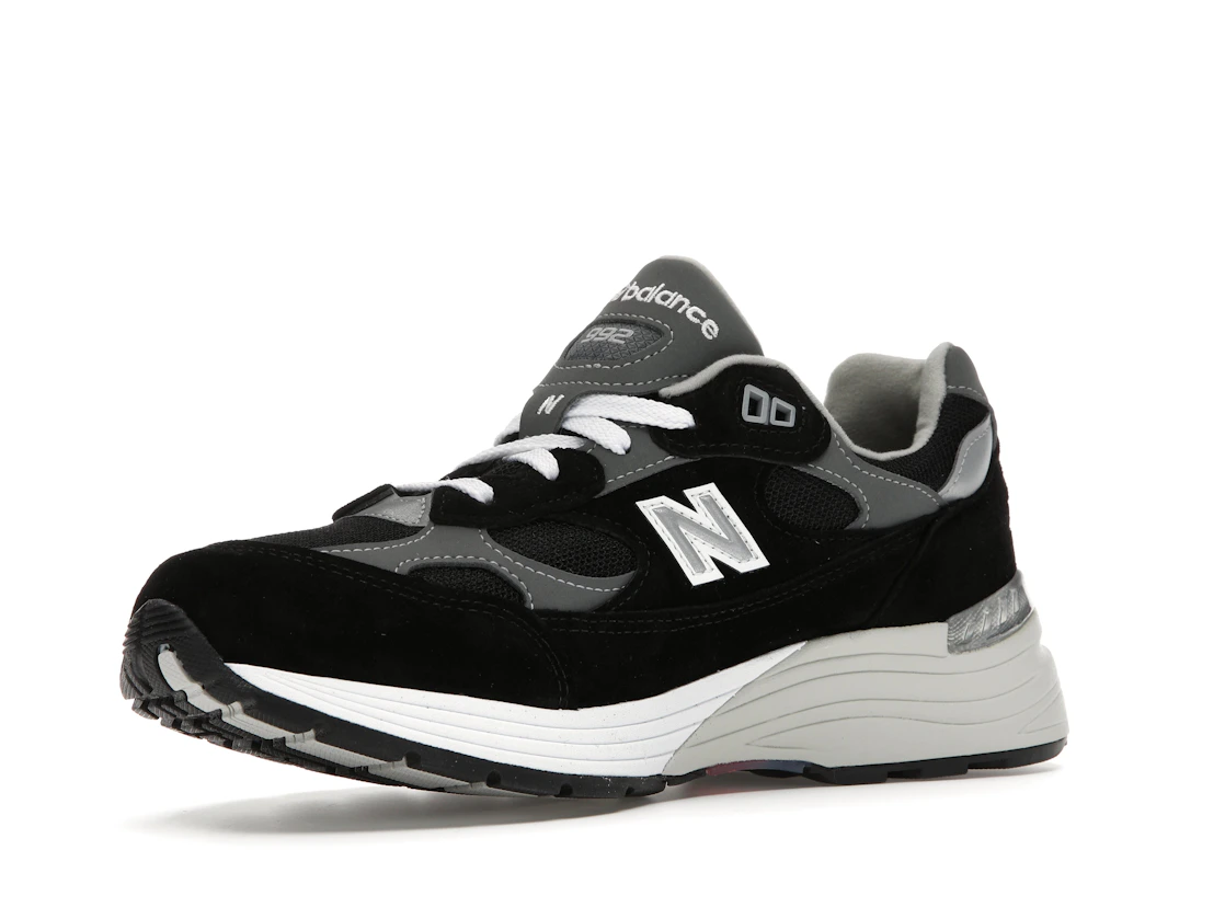 New Balance 992 Black Grey Suede