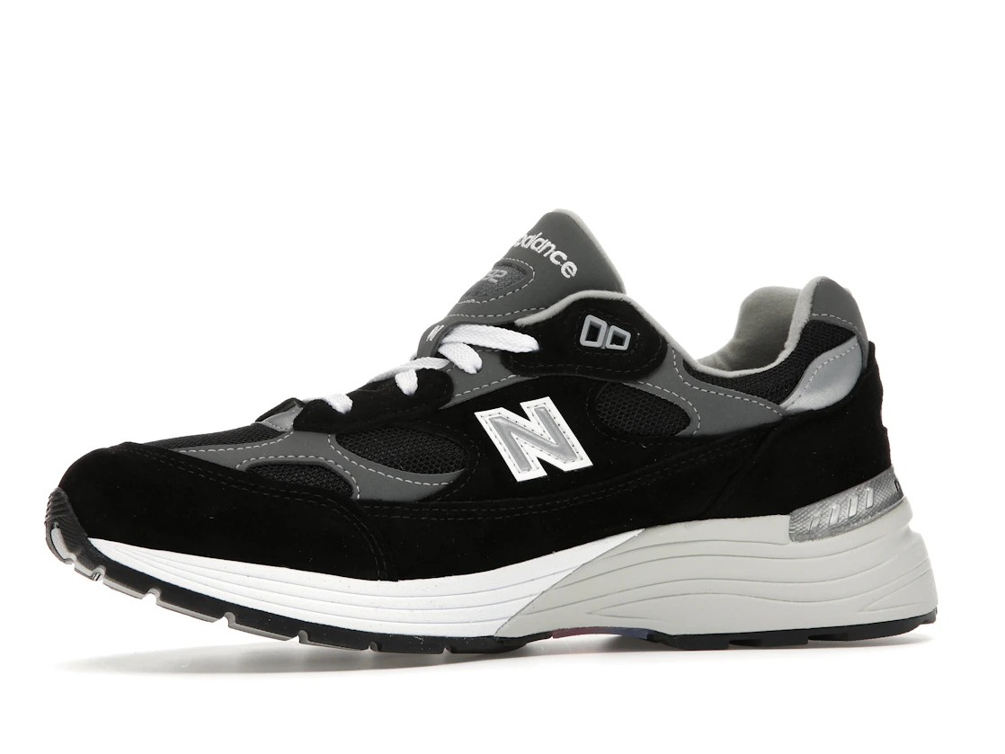 New Balance 992 Black Grey Suede