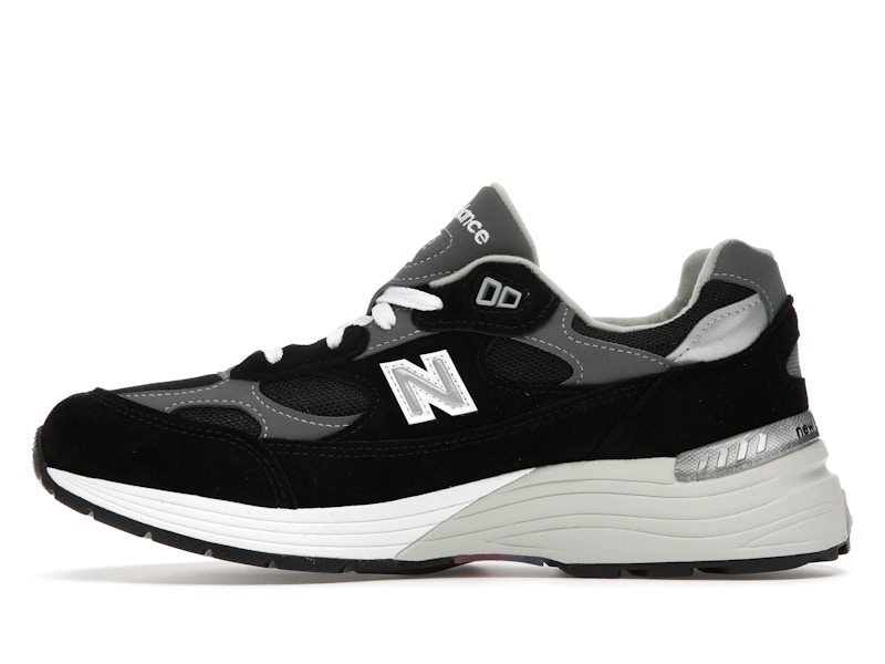 New Balance 992 Black Grey Suede