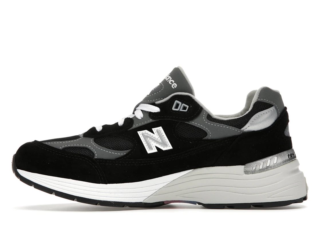 New Balance 992 Black Grey Suede