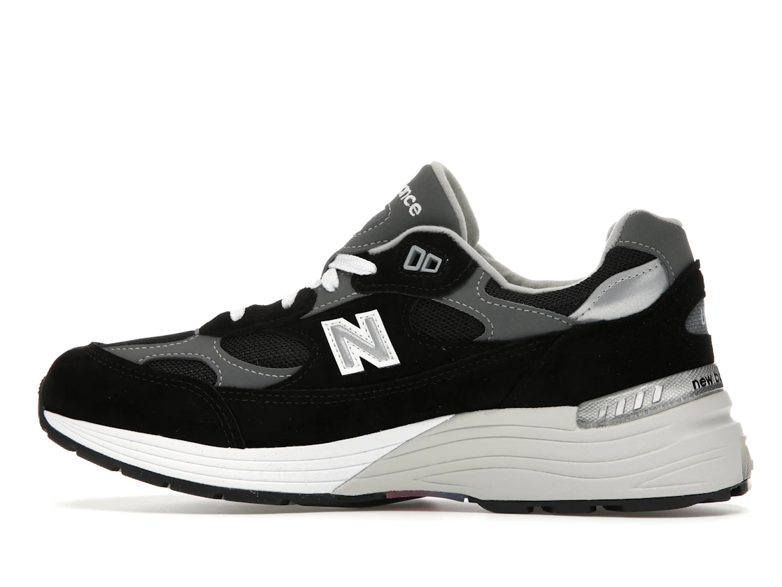 New Balance 992 Black Grey Suede