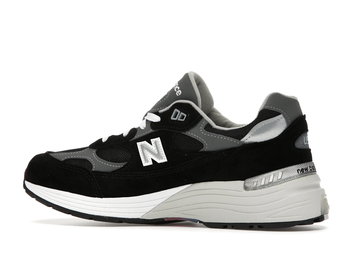 New Balance 992 Black Grey Suede