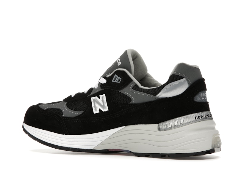 New Balance 992 Black Grey Suede