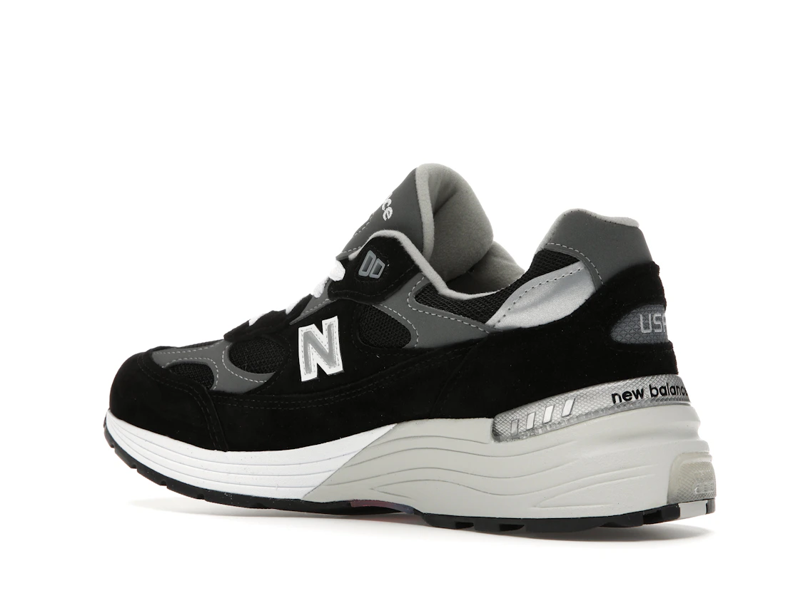 New Balance 992 Black Grey Suede
