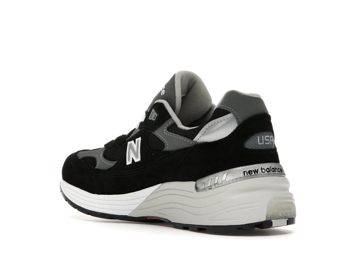 New Balance 992 Black Grey Suede