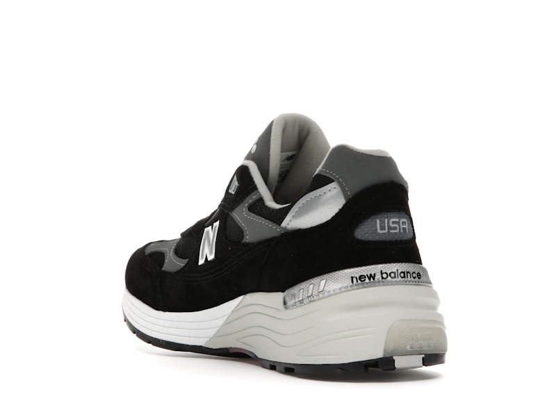 New Balance 992 Black Grey Suede