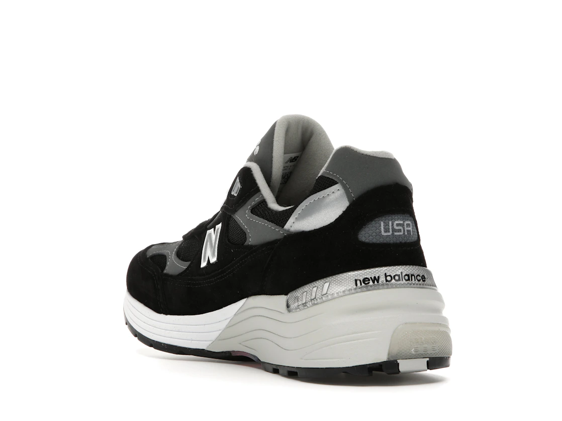 New Balance 992 Black Grey Suede