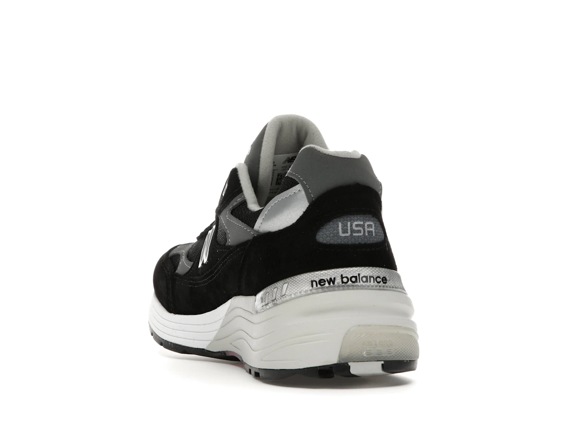 New Balance 992 Black Grey Suede