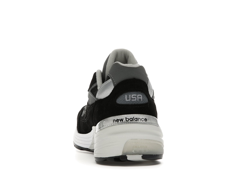 New Balance 992 Black Grey Suede