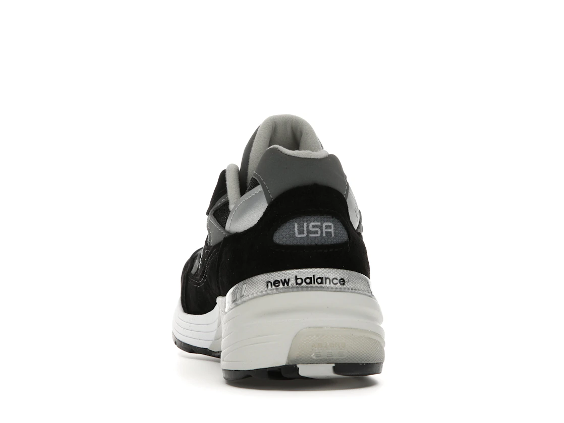 New Balance 992 Black Grey Suede