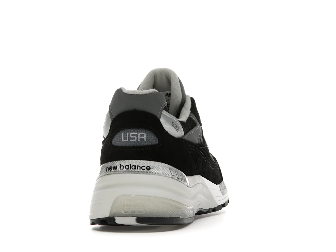 New Balance 992 Black Grey Suede