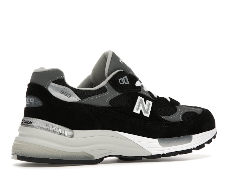 New Balance 992 Black Grey Suede