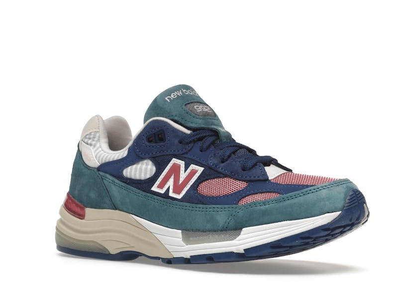 New Balance 992 Blue Teal Rose