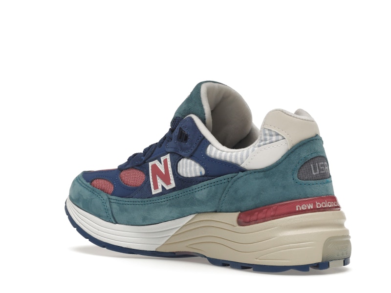 New Balance 992 Blue Teal Rose