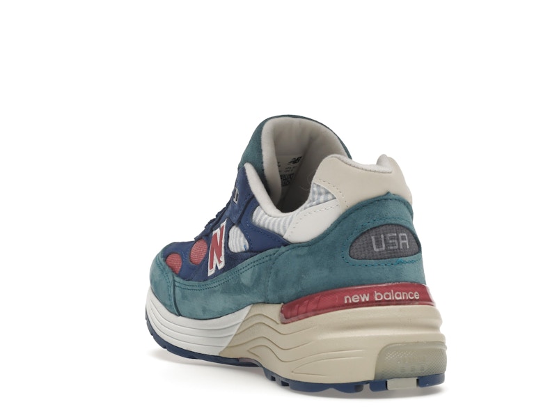 New Balance 992 Blue Teal Rose