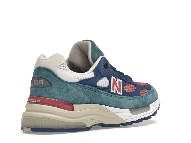 New Balance 992 Blue Teal Rose