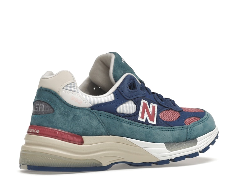 New Balance 992 Blue Teal Rose