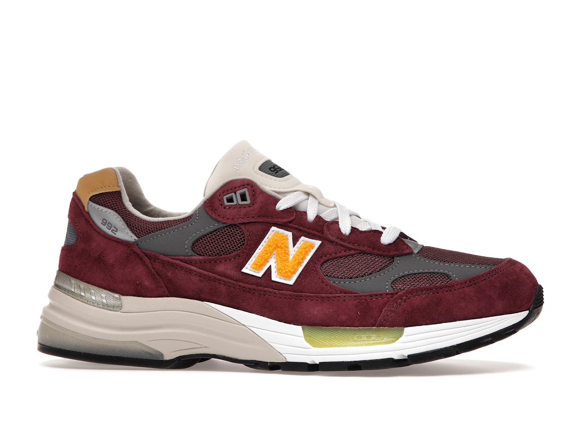 New Balance 992 Burgundy Gold